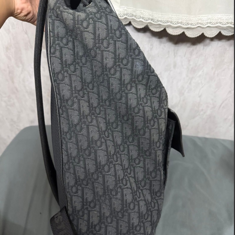 Dior雙肩包Motion Oblique拼皮背包書包-3