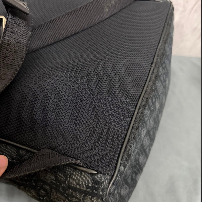 Dior雙肩包Motion Oblique拼皮背包書包-6