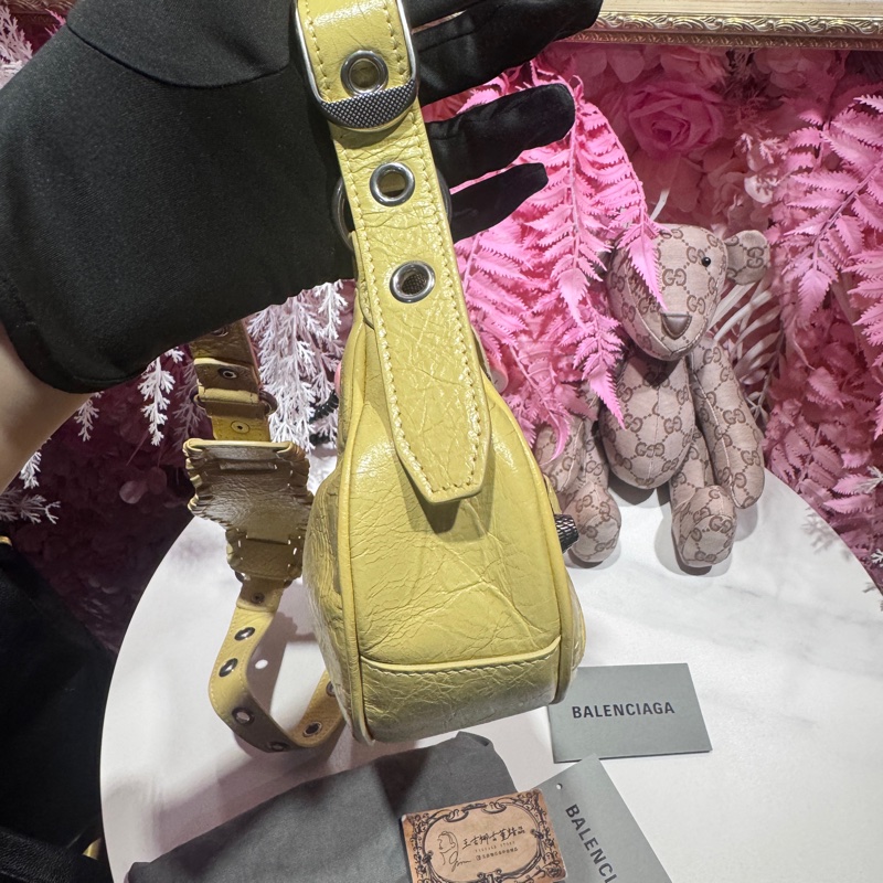 Balenciaga 巴黎世家機車包/月牙包/王吉娜古董精品-3