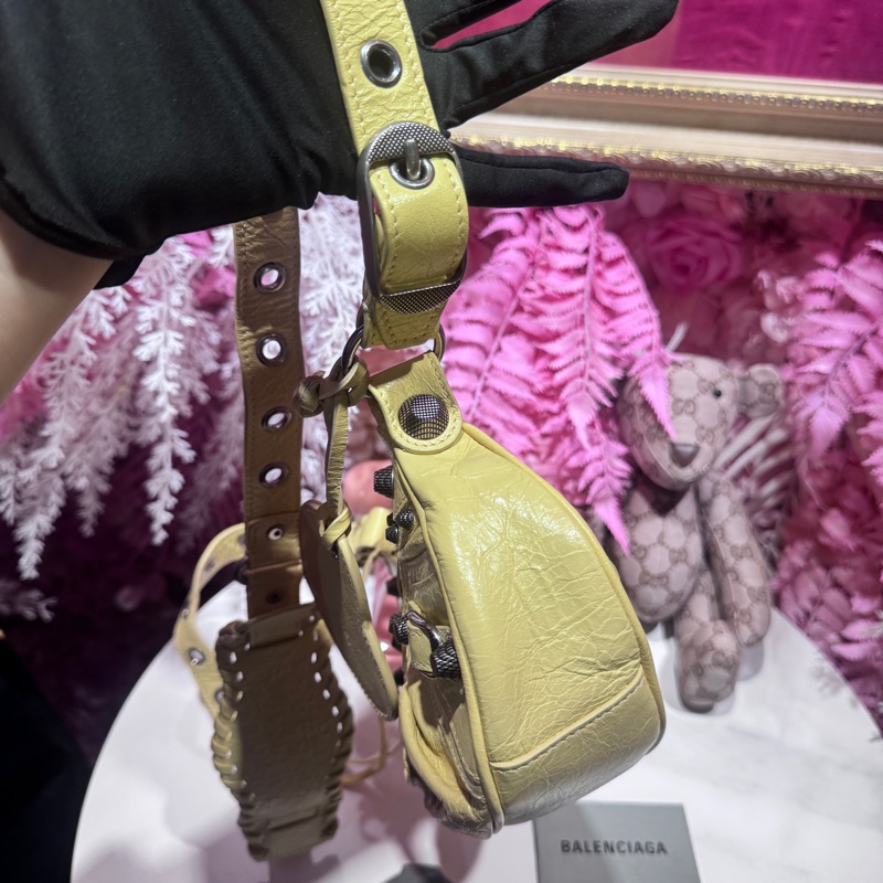 Balenciaga 巴黎世家機車包/月牙包/王吉娜古董精品-5