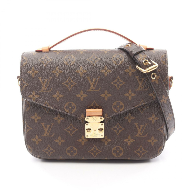 路易威登 Pochette Metis MM 單肩手提包 M44875 Monogram 帆布 二手 LV-0