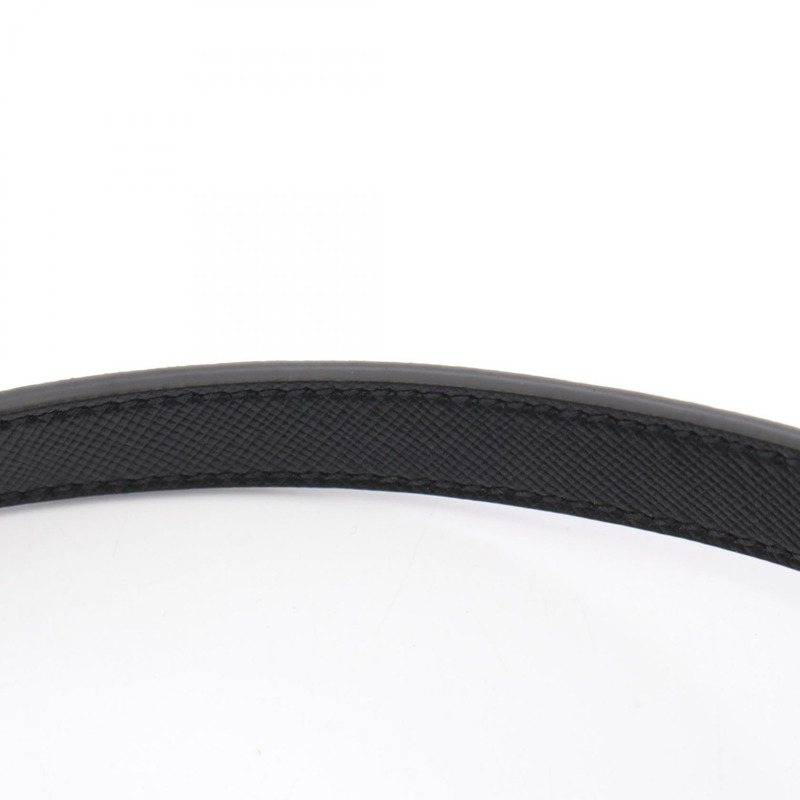 PRADA TESSUTO + SAFFIANO 單肩包 BT0773 尼龍皮革 黑色 二手 女士-4