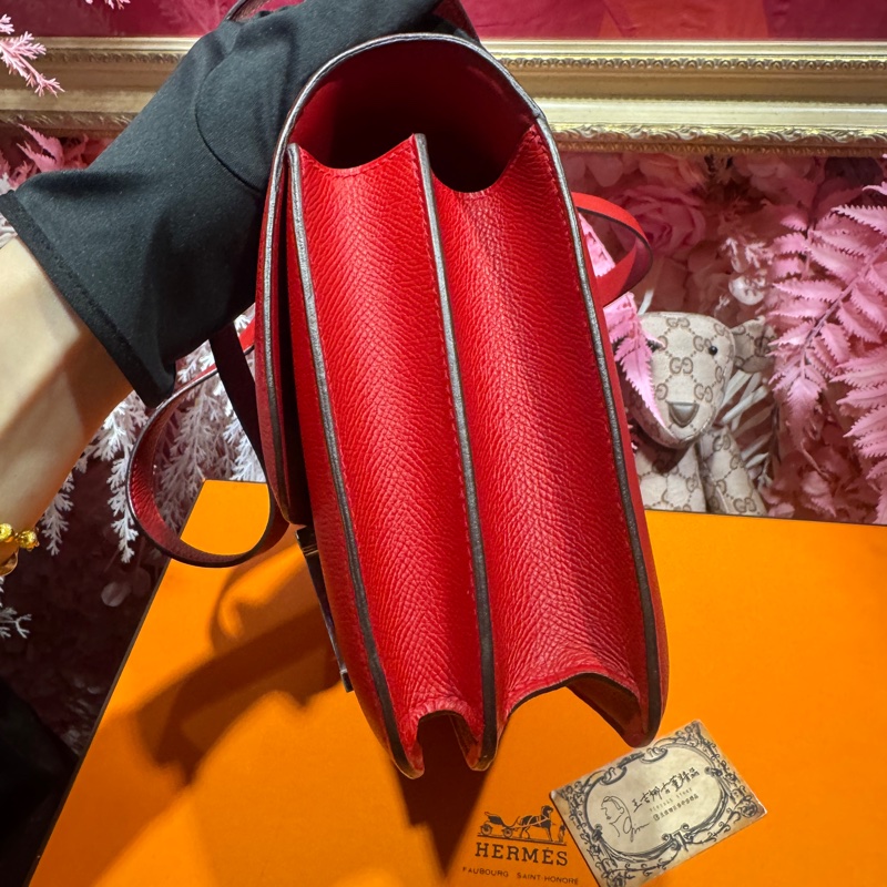 Hermes 康康包紅/王吉娜古董精品-5