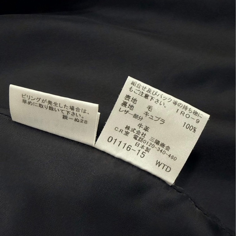 Burberry 倫敦  深灰雙排扣軍裝皮革扣挺版羊毛斗蓬大衣-9