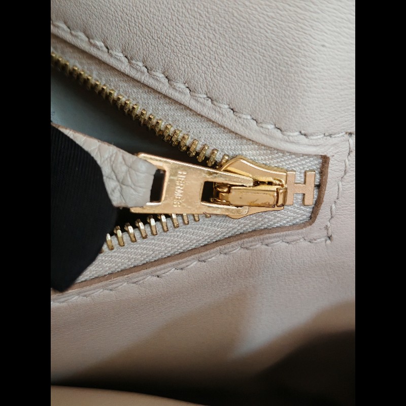 Hermes 2424 29 冰川灰x奶油黃-17