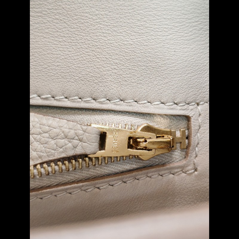 Hermes 2424 29 冰川灰x奶油黃-19