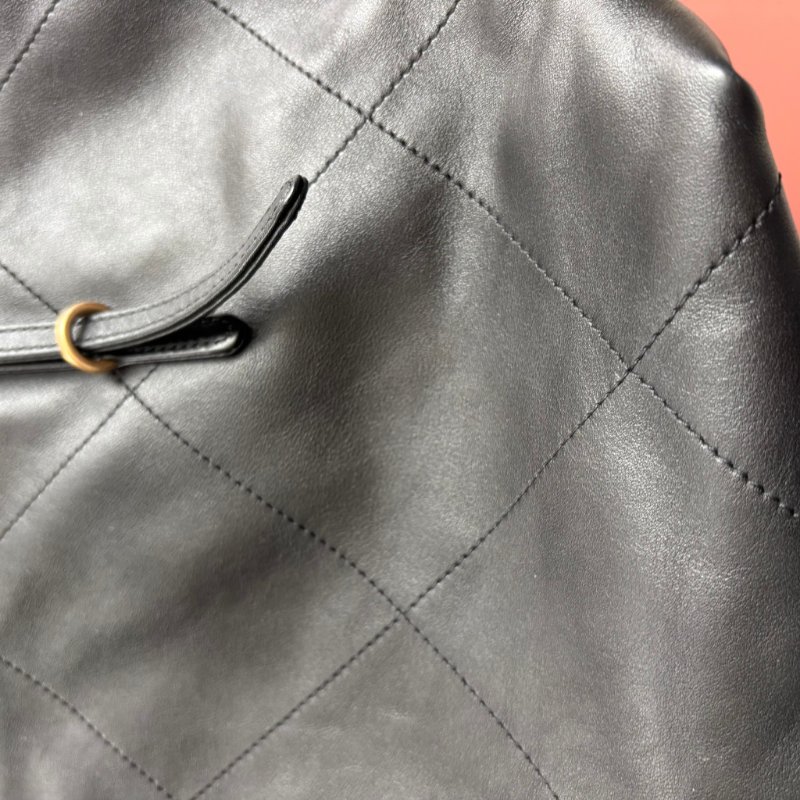 GD權志龍同款 ::CHANEL:: 25S  大號 TOTE 大托特 購物袋 黑金牛皮手提標 肩背包-16