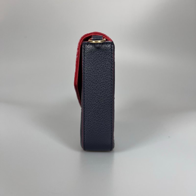 LV M64099/晶片款 藍皮革壓紋三合一包-2