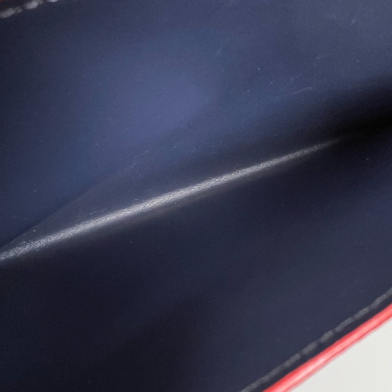 LV M64099/晶片款 藍皮革壓紋三合一包-8