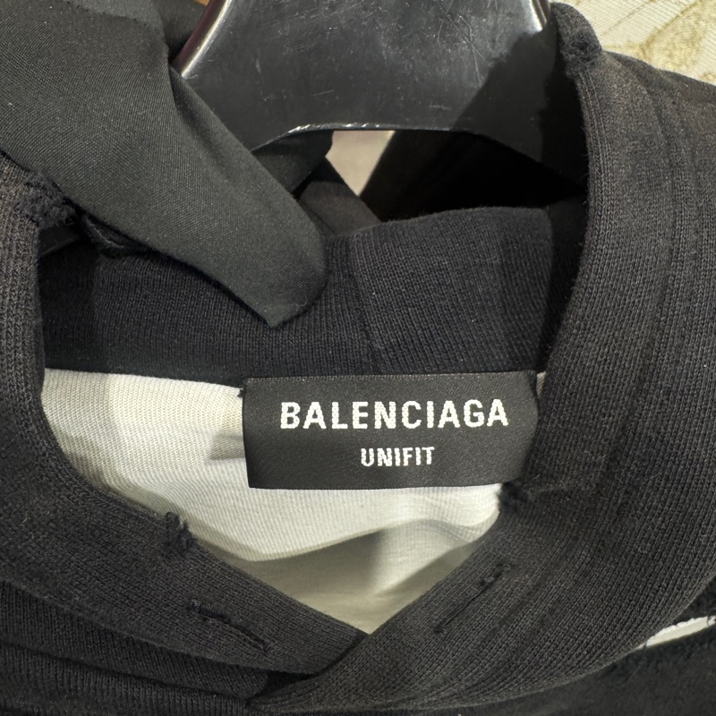 Balenciaga 破洞款帽T上衣/王吉娜古董精品-4