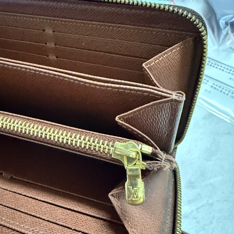 LV經典老花長夾（拉鏈）-2