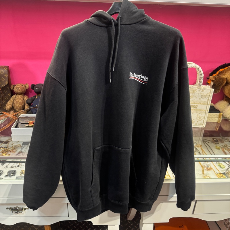 Balenciaga 黑可樂帽T 上衣/王吉娜古董精品-0