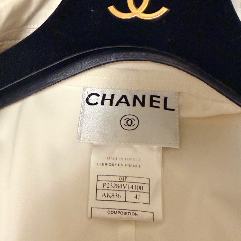 🍒Chanel Vintage 中長款棉大衣 size:42 / 2F251213-1-11