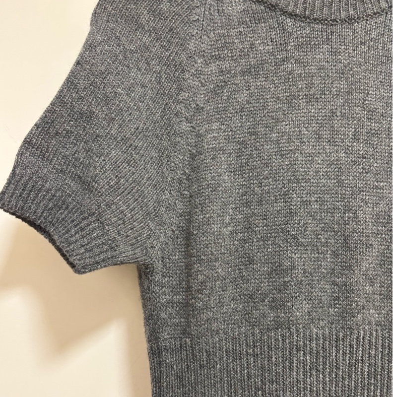 Prada 山羊絨拼尼龍布洋裝 千金可愛風-2