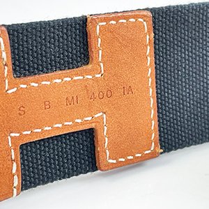 ＊奢華大道國際精品＊【H0385】HERME'S 自然色/黑色 Nomada 40 腰帶 S號 4CM-1