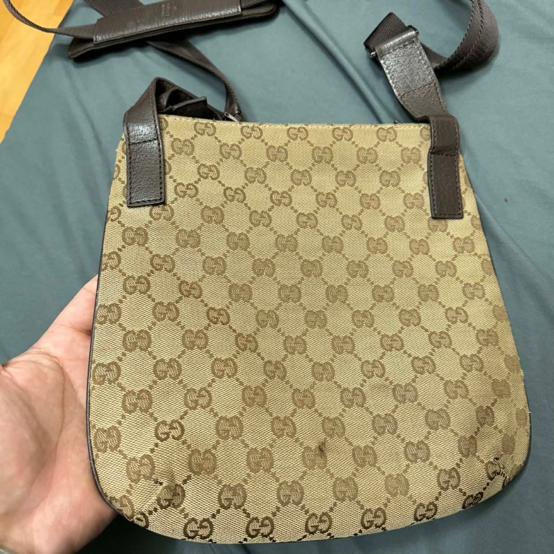 Gucci帆布肩背袋-1