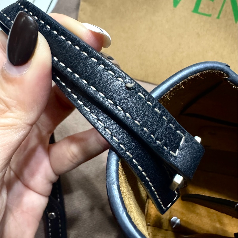 bottega veneta arco mini 葆蝶家 bv arco mini 黑色白線-6