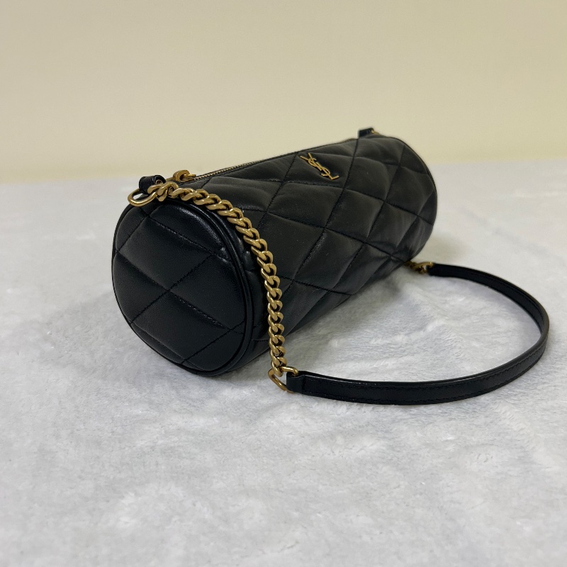 Saint Larent YSL Sade 行縫小羊皮米你圓筒手袋 mini Tube-6