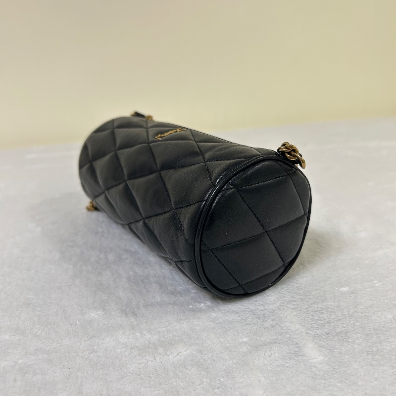 Saint Larent YSL Sade 行縫小羊皮米你圓筒手袋 mini Tube-7