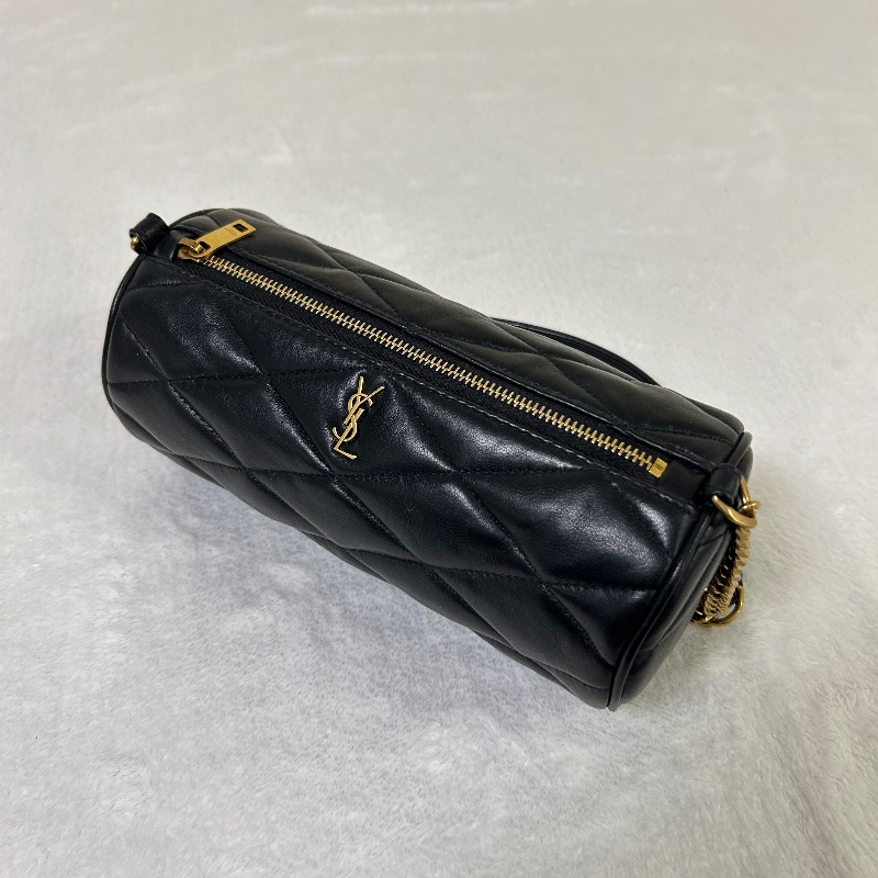 Saint Larent YSL Sade 行縫小羊皮米你圓筒手袋 mini Tube-11