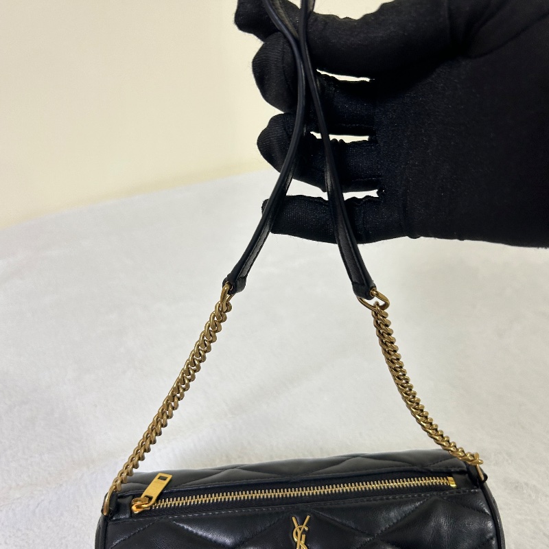 Saint Larent YSL Sade 行縫小羊皮米你圓筒手袋 mini Tube-15