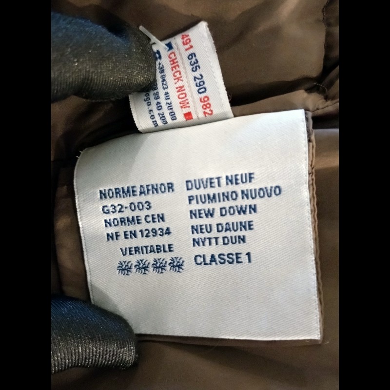 Moncler 卡其灰有帽羽絨外套-16