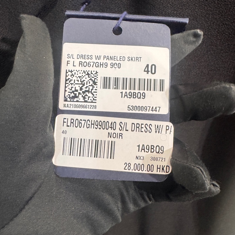 Lv 全新黑洋裝/王吉娜古董精品-2