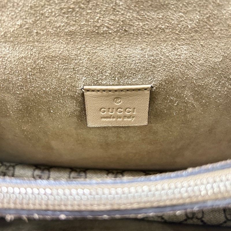 Gucci Dionysus 雙 G Supreme 經典織紋麂皮肩背包-3