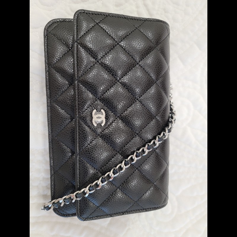 Chanel 荔枝皮 銀標 Woc-1