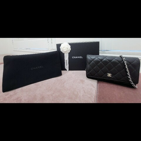 Chanel 荔枝皮 銀標 Woc