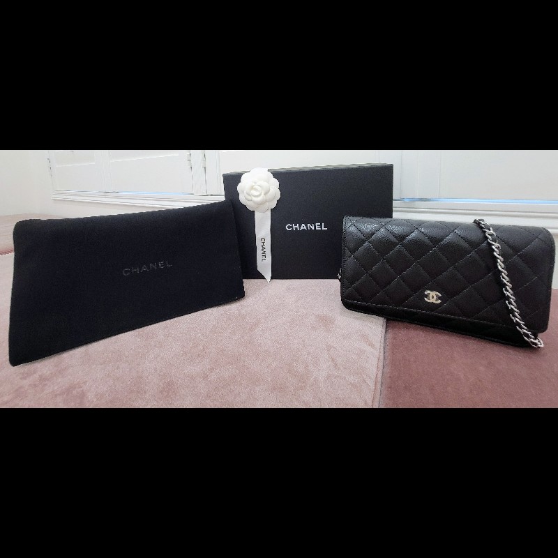 Chanel 荔枝皮 銀標 Woc-2