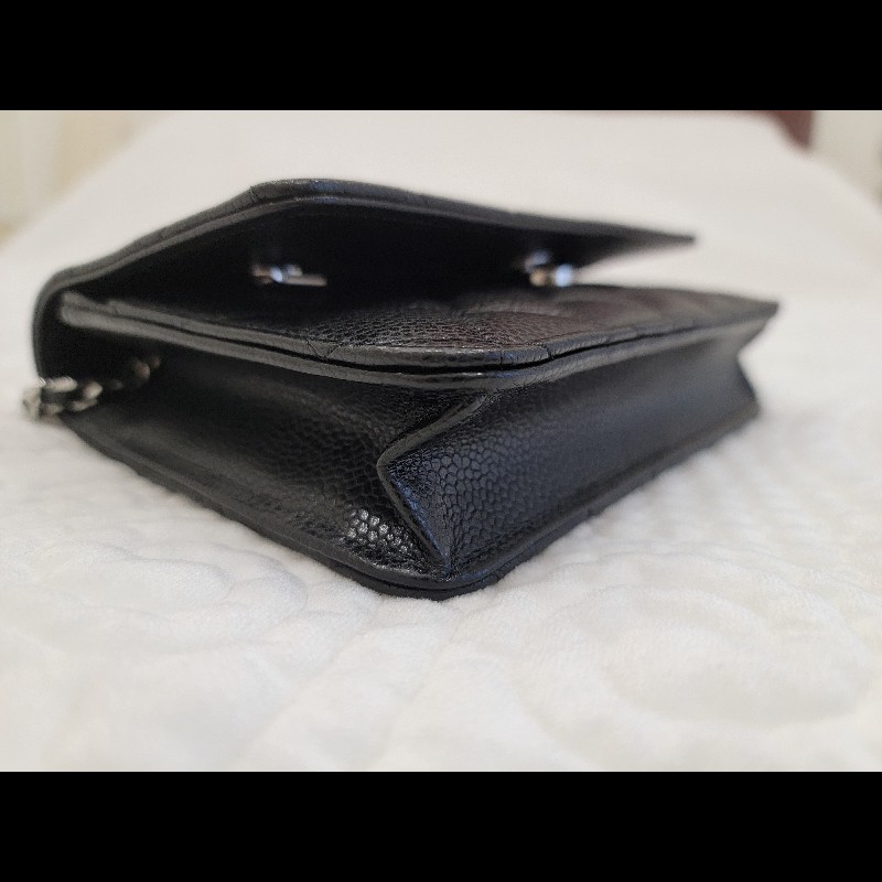 Chanel 荔枝皮 銀標 Woc-4