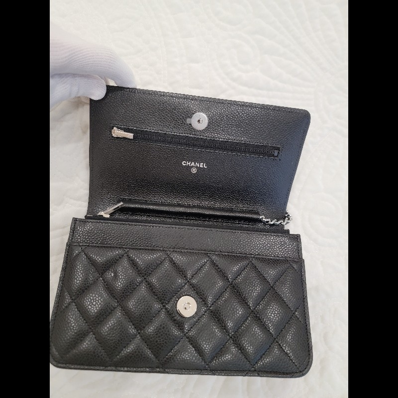 Chanel 荔枝皮 銀標 Woc-5