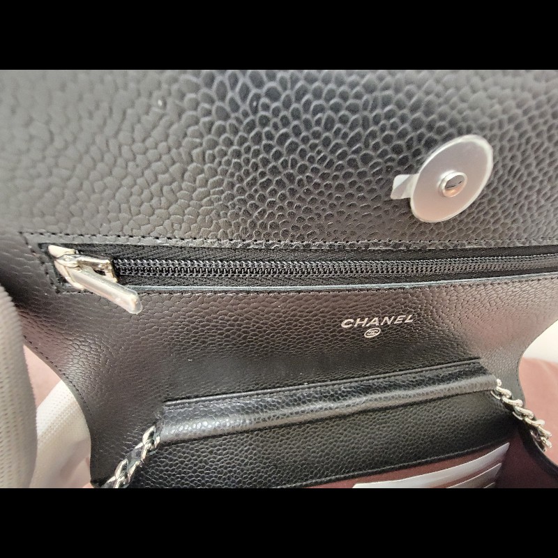 Chanel 荔枝皮 銀標 Woc-7