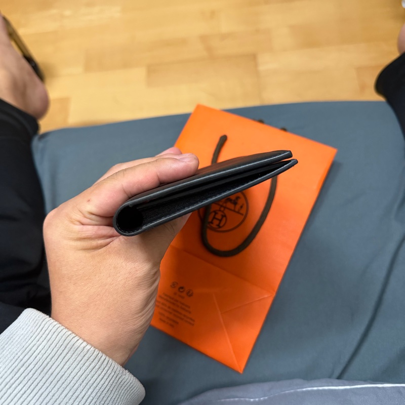 Hermès絲巾對開長夾-3