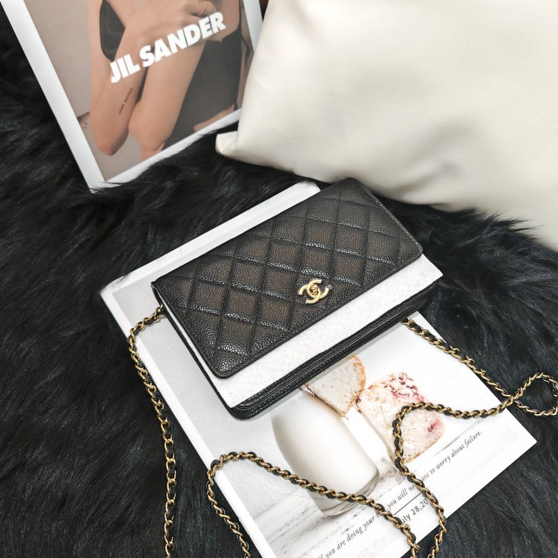 Chanel 25B Classic O-mini Bag 黑金 芯片款-2