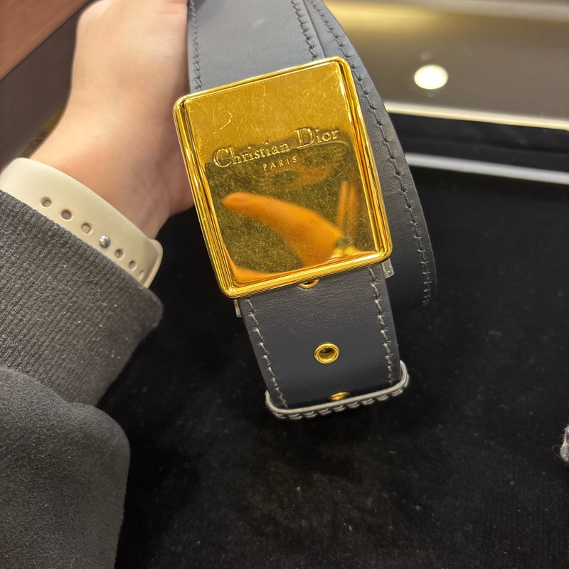 Christian Dior 迪奧 緹花 老花 CD金釦 Oblique 小型 硬盒包 斜背包 肩背包 側背包-12