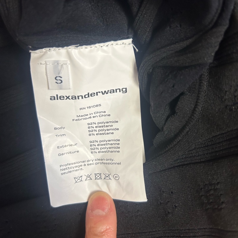 Alexander Wang 黑色短上衣-6