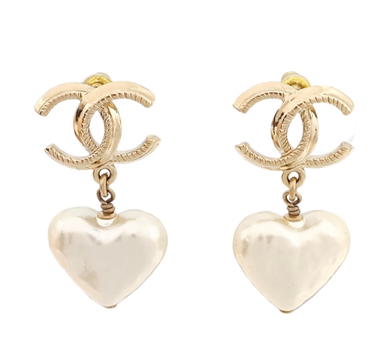 chanel珍珠耳钉-5