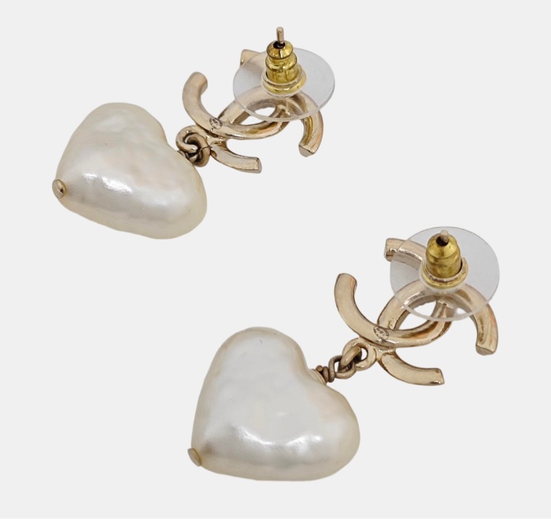 chanel珍珠耳钉-7