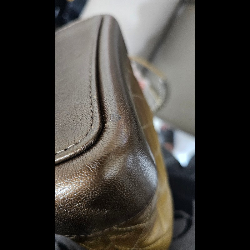 ◇CHANEL◇ CHANEL  Gabrielle （小號金元寶）限量漸變金流浪包（保卡26開）-7