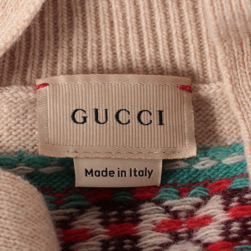 【面料舒適高級】GUCCI 古馳 針織吊帶褲 毛呢精緻剪裁-4