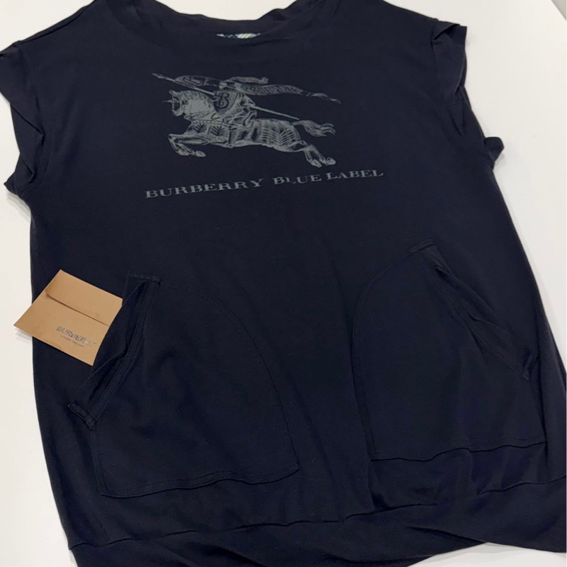 Burberry 寬鬆版大戰馬洋裝（深藍近黑）-6