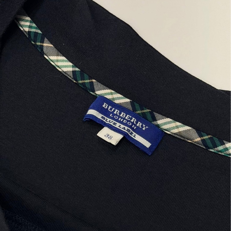 Burberry 寬鬆版大戰馬洋裝（深藍近黑）-7