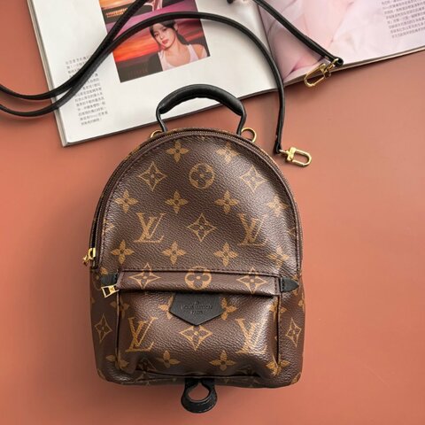 ::LOUIS VUITTON:: LV M44873 PALM SPRINGS MINI經典花紋後背包