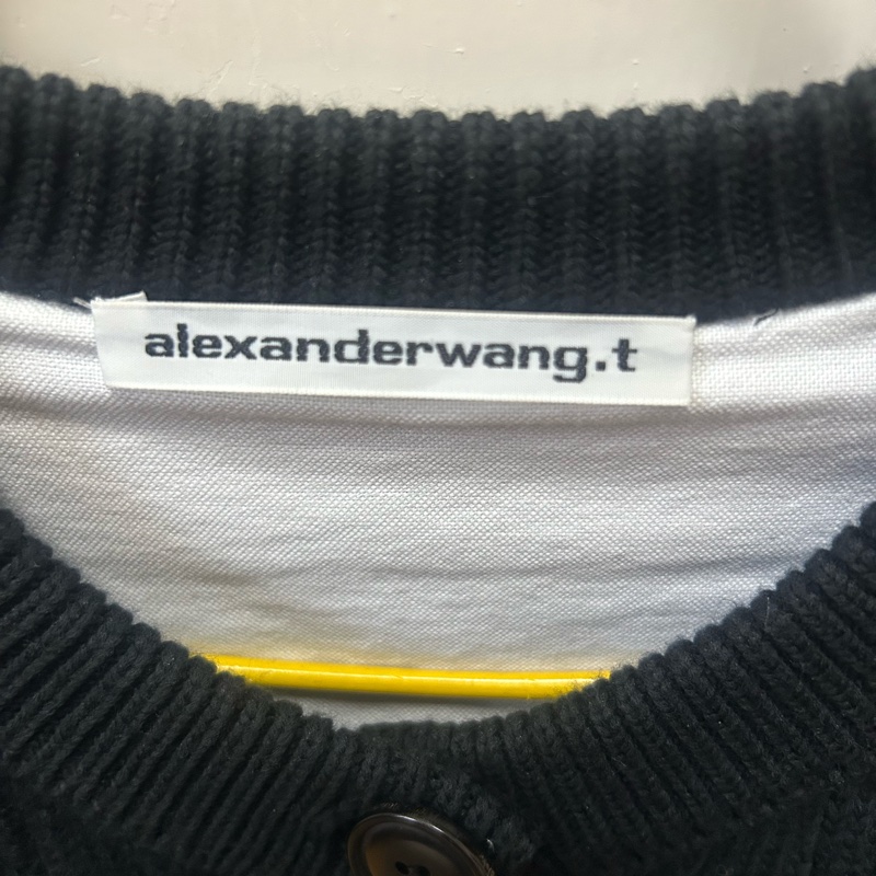 Alexander wang 深藍色拼白襯衫外套-2