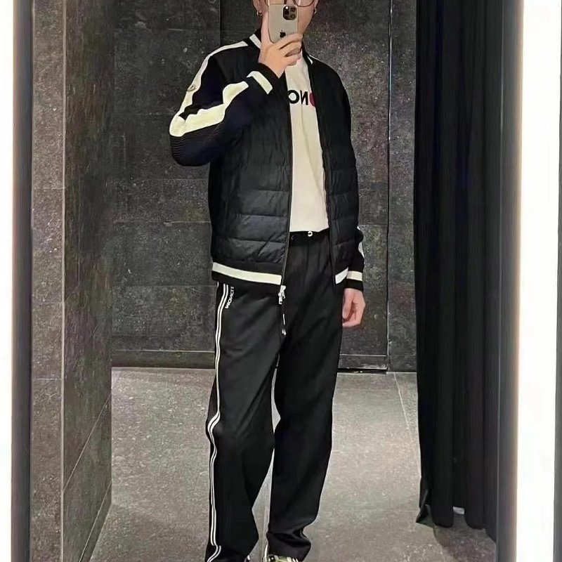 💎Han's house精品服飾💎MONCLER 拼接 羽絨 外套 消光-5