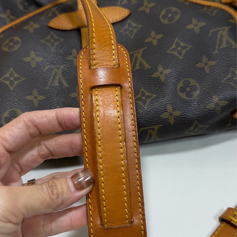 L V絕版馬鞍包小款雙子星斜背-9