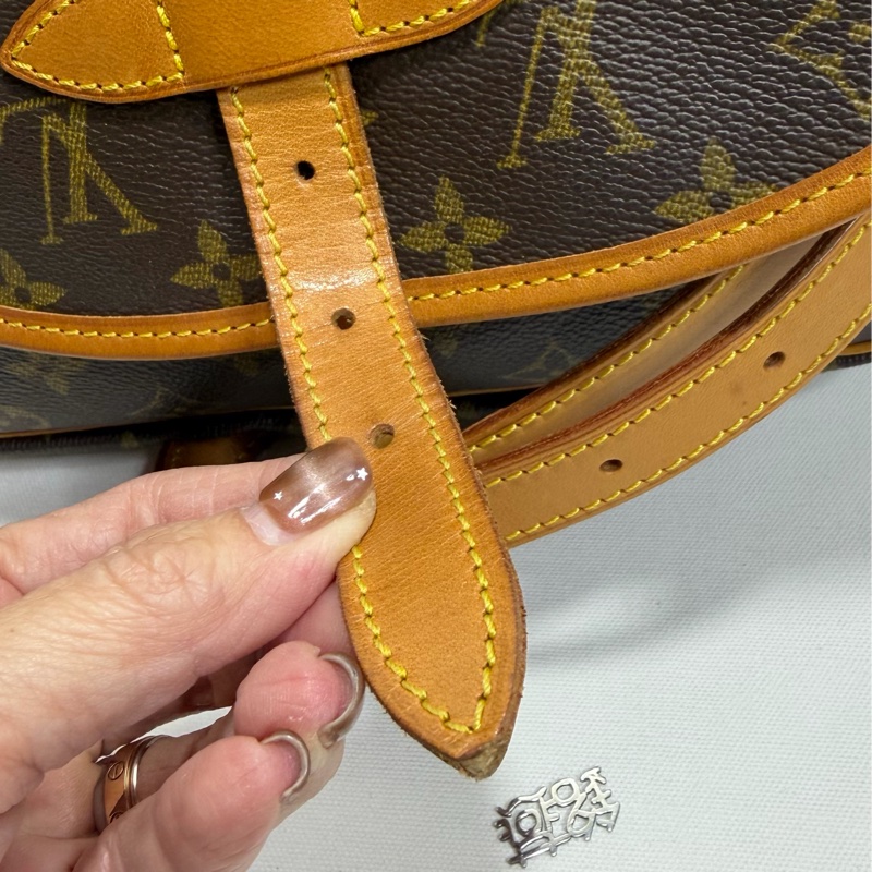 L V絕版馬鞍包小款雙子星斜背-12