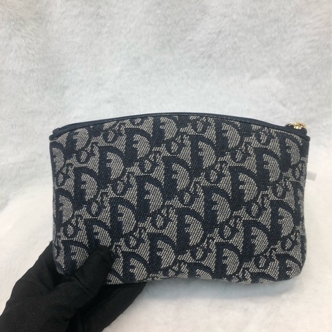 Dior 藍色老花化妝袋 XC036